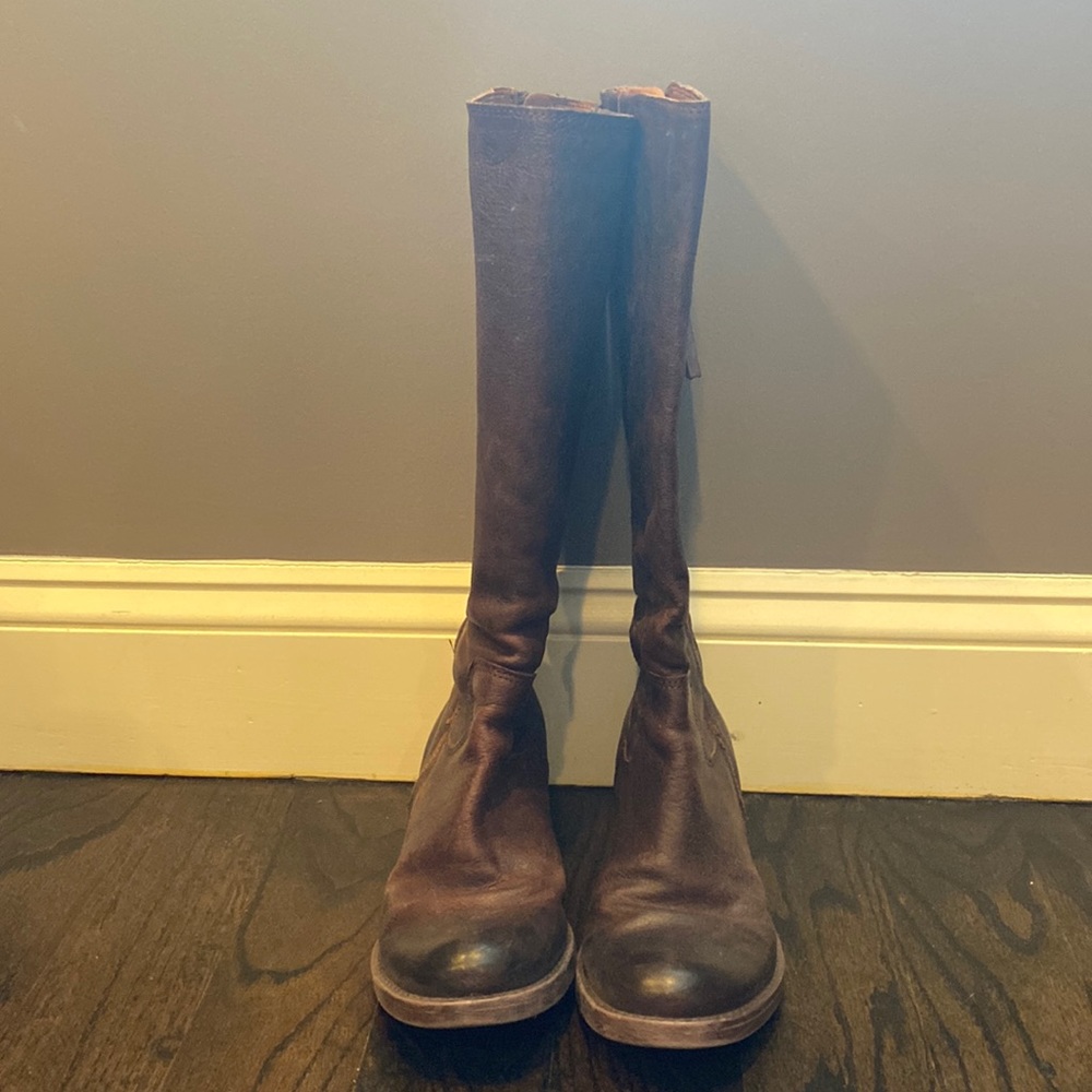 Lucky brand high boots. Small heel